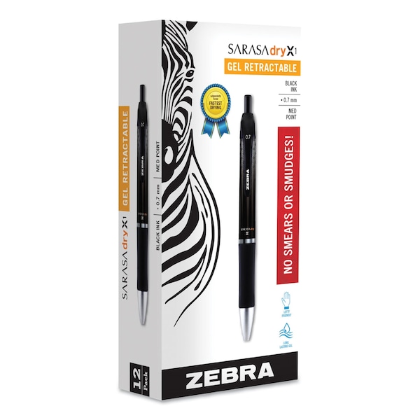 Zebra Pen Zebra SARASA dry X1 Retractable Gel Pen